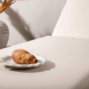 Sunbed – Bain de soleil – Naturel, Beige – 200 x 70 x 14 cm