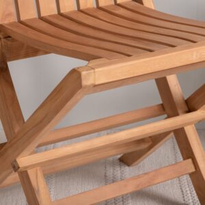 Ghana – Chaise de salle à manger – Naturel – 47 x 48 x 93 cm