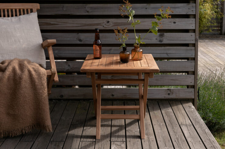Kenya – Table de café – Naturel – 50 x 50 x 50 cm
