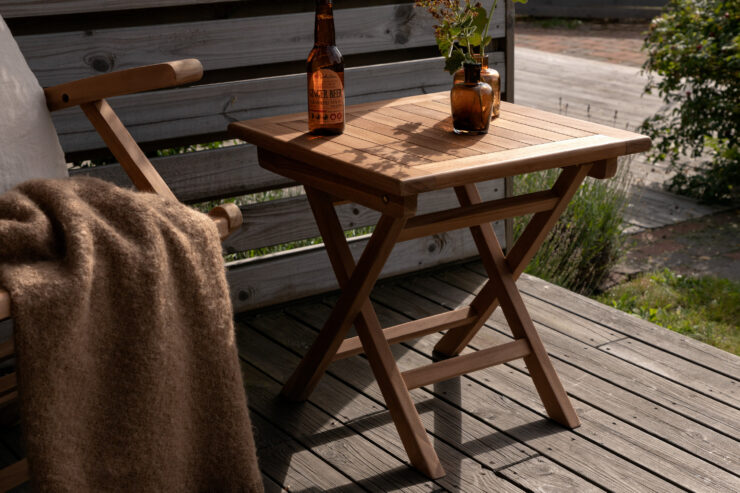 Kenya – Table de café – Naturel – 50 x 50 x 50 cm