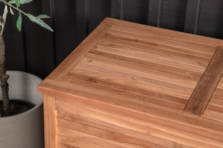 Trento – Coffre à coussins – Naturel – 130 x 50 x 60 cm
