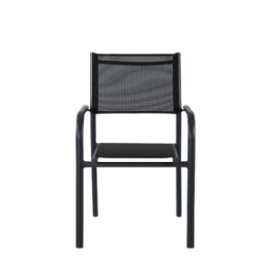 Santorini – Armchair – Noir – 55 x 56 x 90 cm