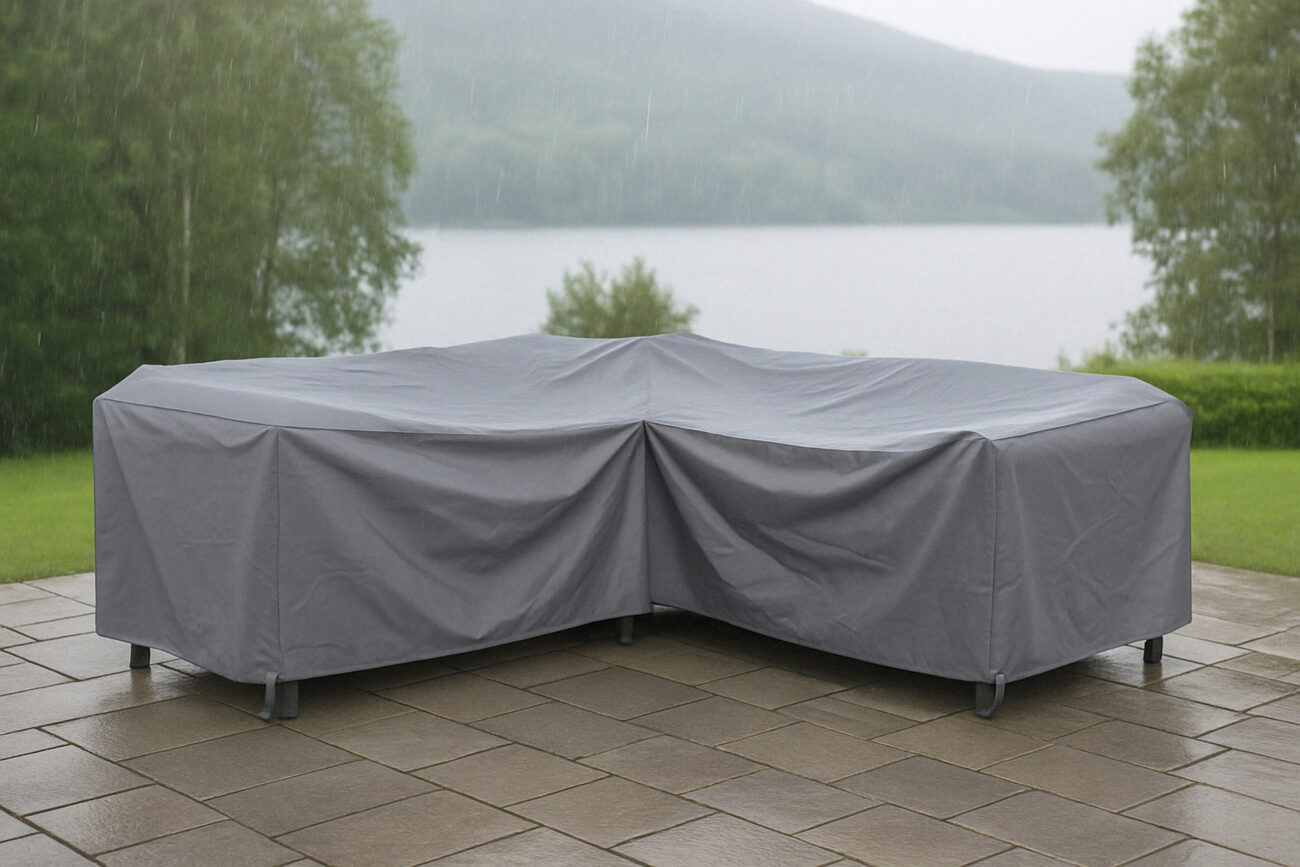 Klas – Housse de mobilier – Gris – 203 x 203 x 86 x 80 cm