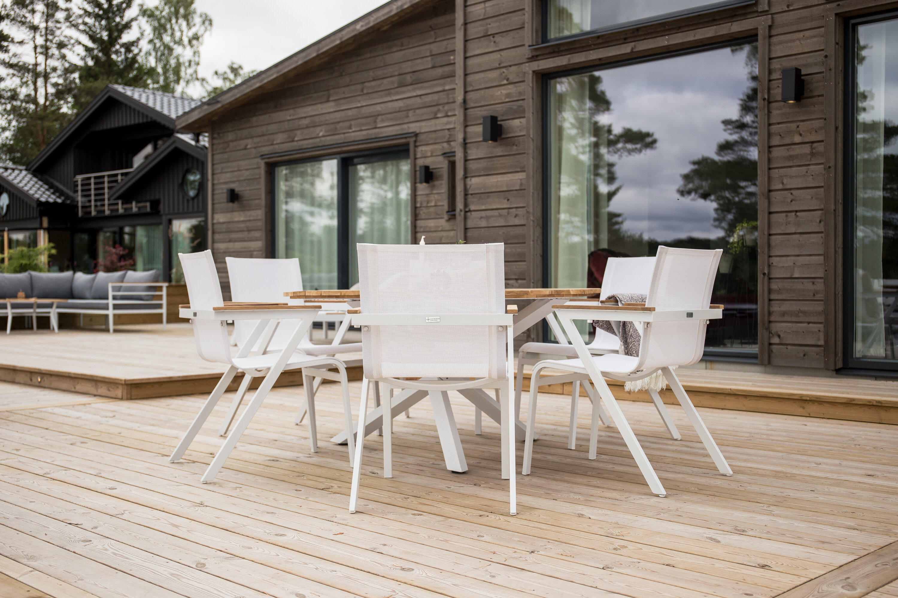Ensemble repas jardin