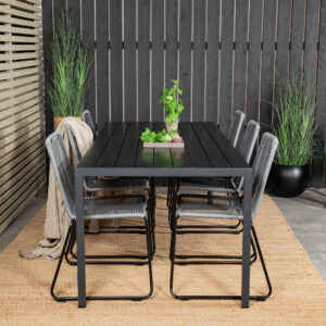 Break, Lindos – Ensemble repas – Noir