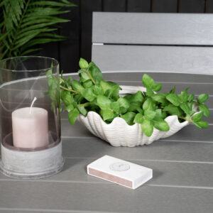 Parma, Levels – Ensemble repas – Gris – Table : ⌀140 Chaise : 59 x 89 x 57 cm