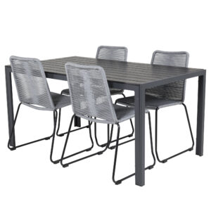 Break, Lindos – Ensemble repas – Noir