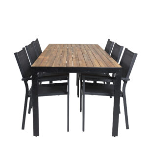 Bois, Copacabana – Ensemble repas – Naturel