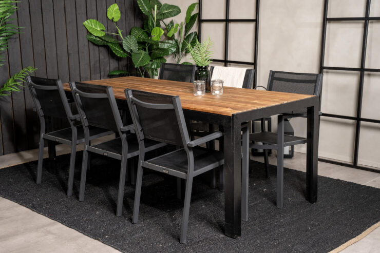 Bois, Copacabana – Ensemble repas – Naturel