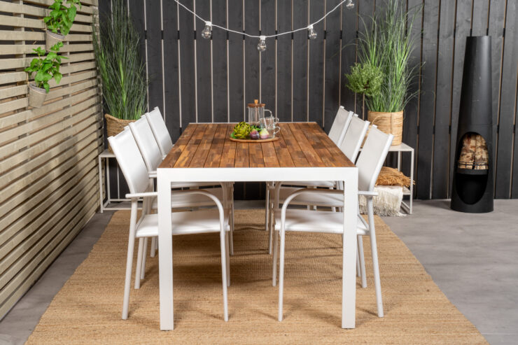 Bois, Santorini – Ensemble repas – Naturel