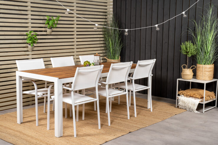 Bois, Santorini – Ensemble repas – Naturel