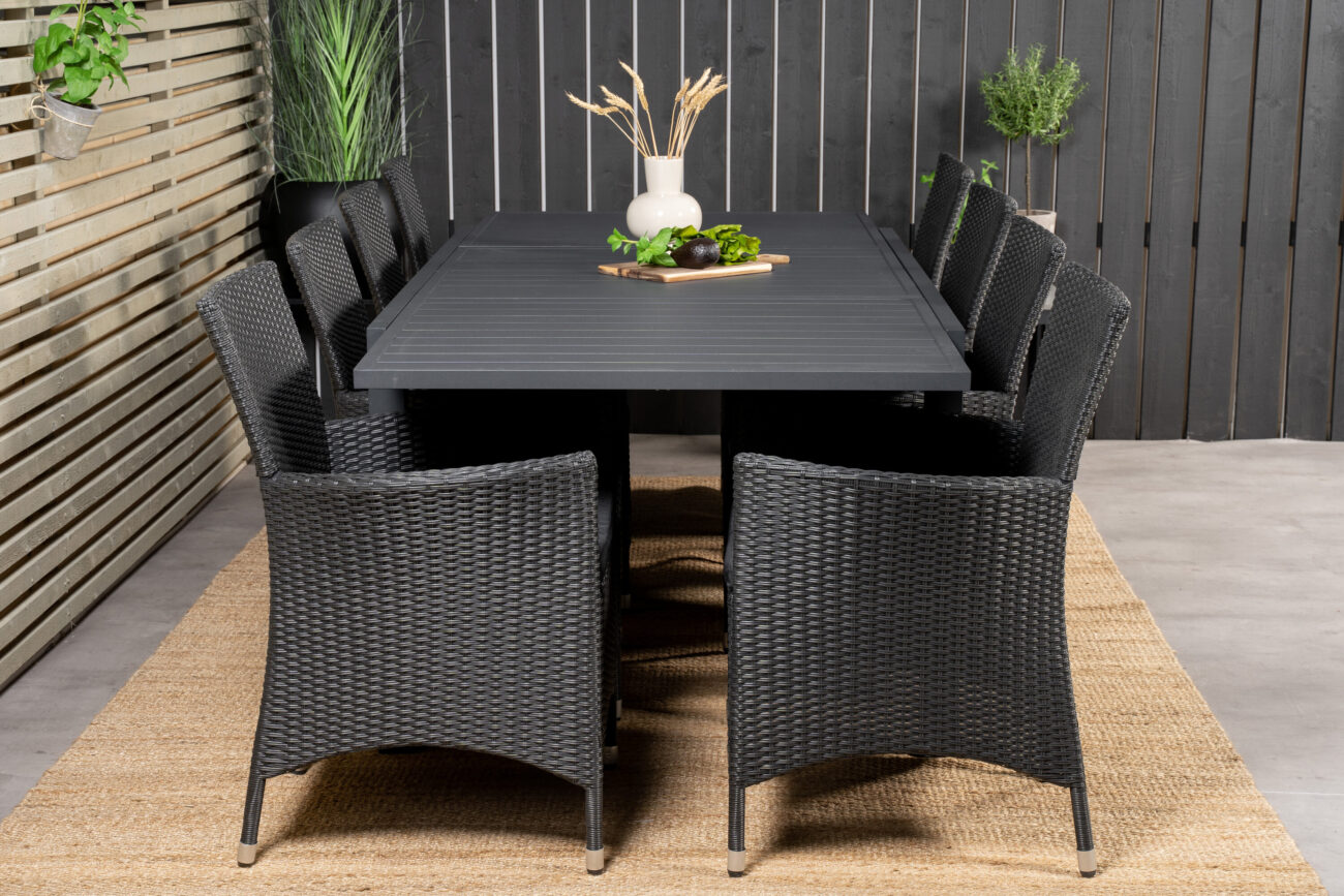 Marbella, Knick – Ensemble repas – Noir