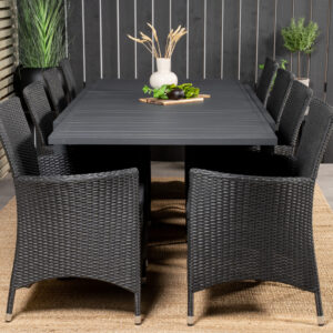 Marbella, Knick – Ensemble repas – Noir