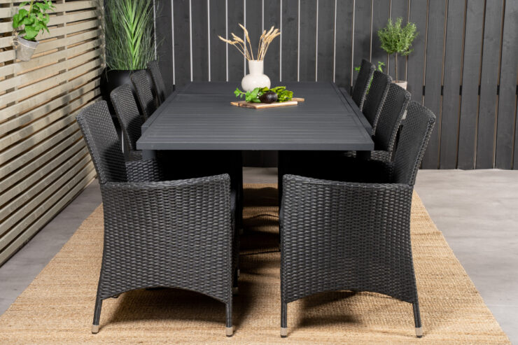 Marbella, Knick – Ensemble repas – Noir