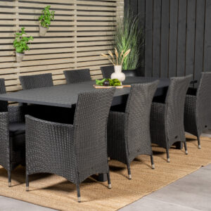 Marbella, Knick – Ensemble repas – Noir