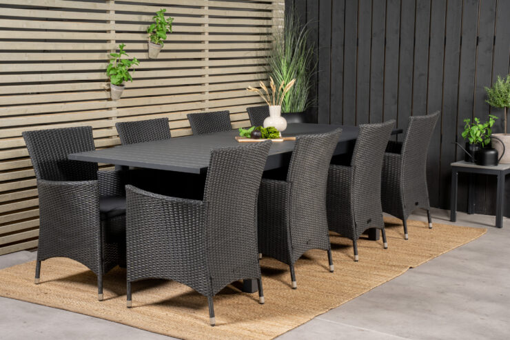 Marbella, Knick – Ensemble repas – Noir