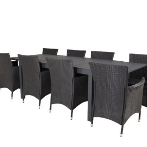 Marbella, Knick – Ensemble repas – Noir