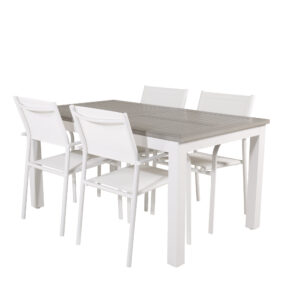 Albany, Santorini – Ensemble repas – Gris