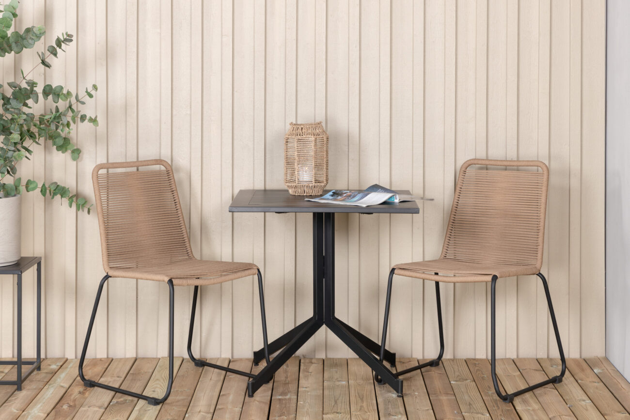 Way, Lindos – Ensemble repas – Noir