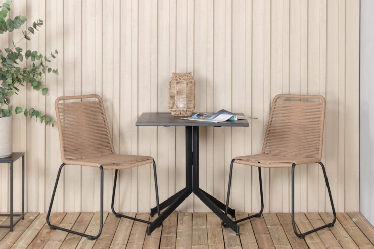 Way, Lindos – Ensemble repas – Noir