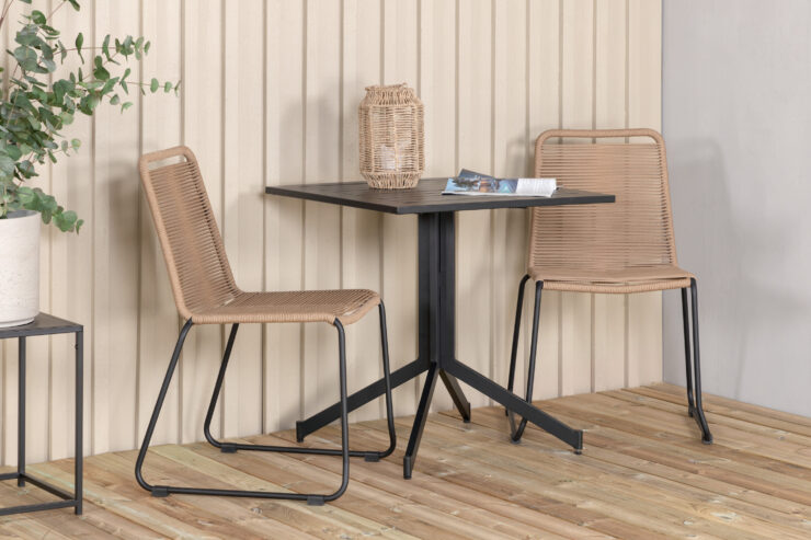 Way, Lindos – Ensemble repas – Noir