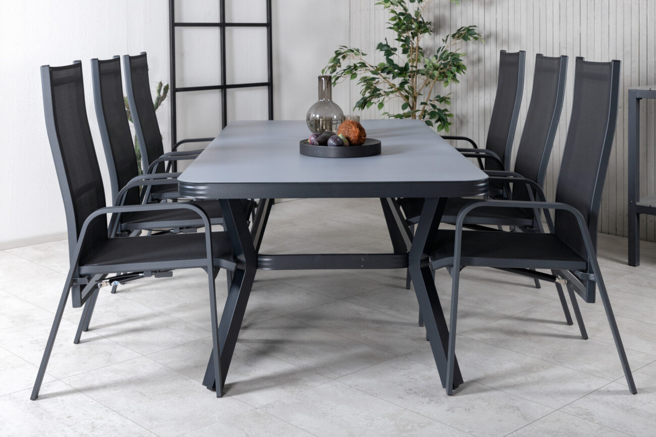 Virya, Copacabana – Ensemble repas – Noir, Gris
