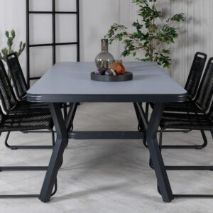 Virya, Lindos – Ensemble repas – Noir