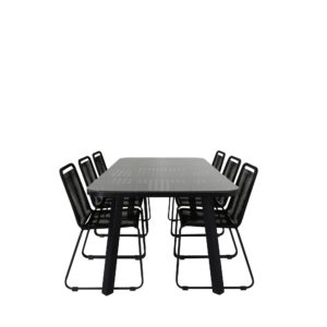 Paola, Lindos – Ensemble repas – Noir, Sable