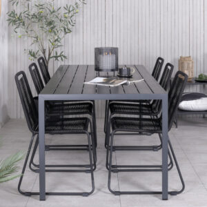 Break, Lindos – Ensemble repas – Noir