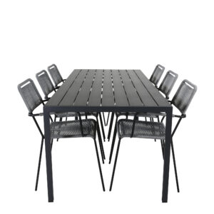Break, Lindos – Ensemble repas – Noir