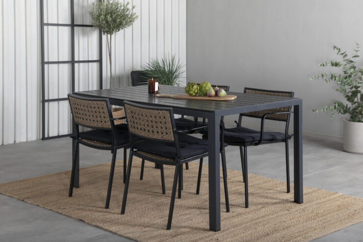 Break, Paola – Ensemble repas – Noir