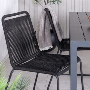 Break, Lindos – Ensemble repas – Noir