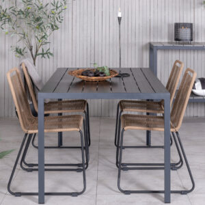Break, Lindos – Ensemble repas – Noir
