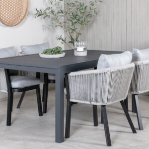 Marbella, Virya – Ensemble repas – Noir