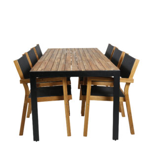 Bois, Venice – Ensemble repas – Naturel
