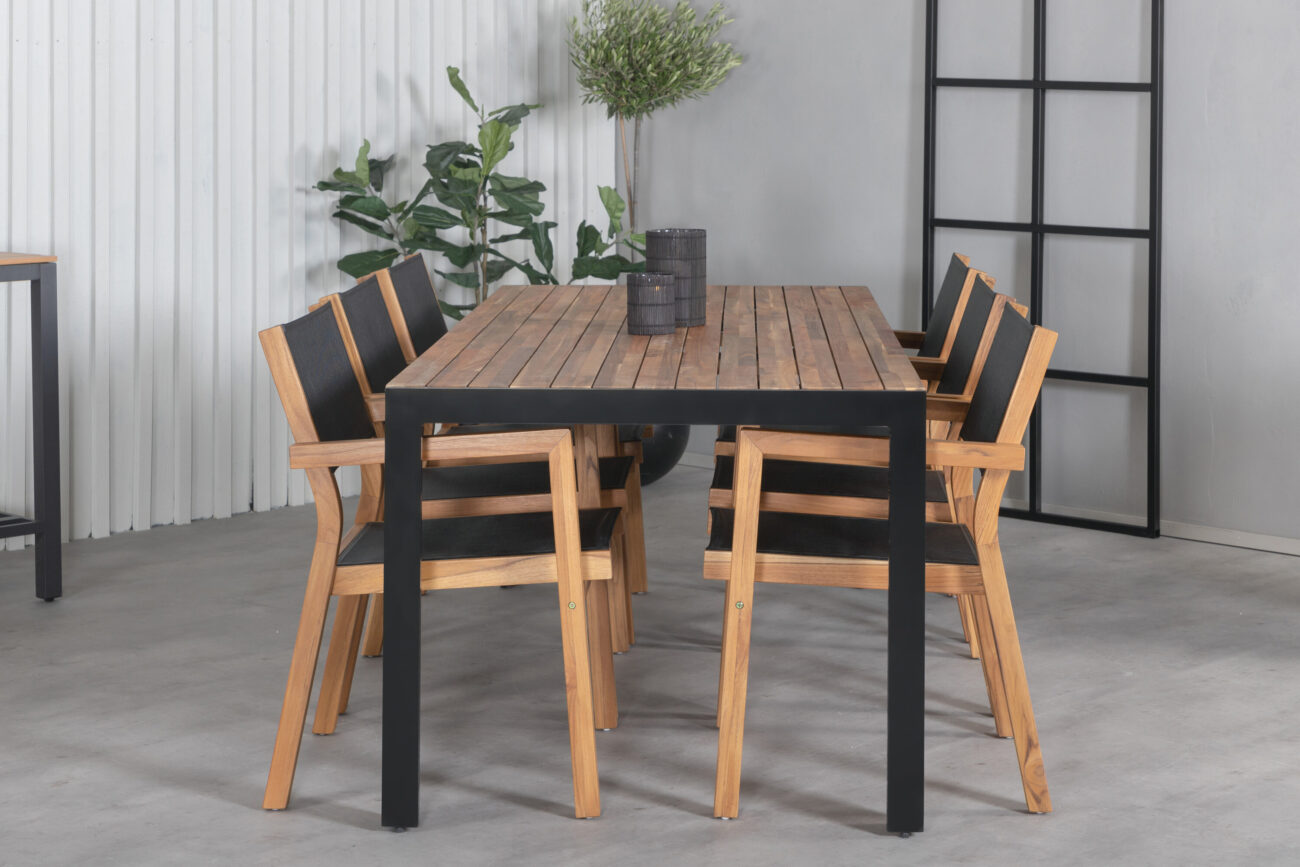 Bois, Venice – Ensemble repas – Naturel
