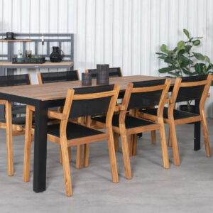 Bois, Venice – Ensemble repas – Naturel
