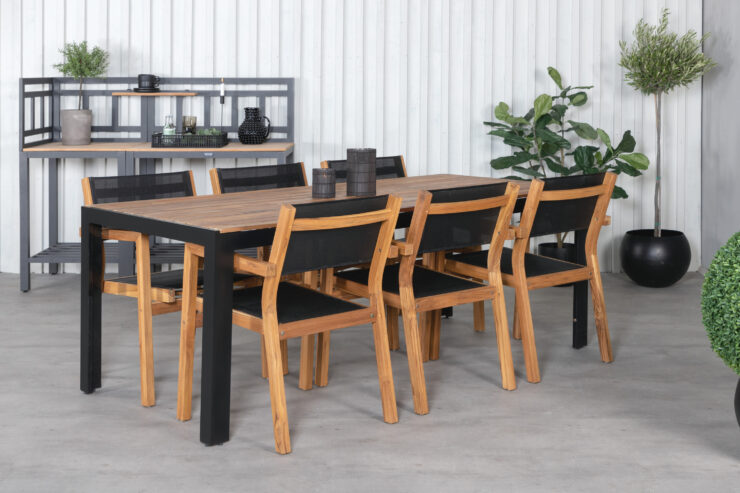 Bois, Venice – Ensemble repas – Naturel