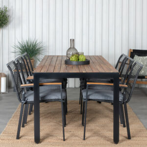 Bois, Dallas – Ensemble repas – Naturel