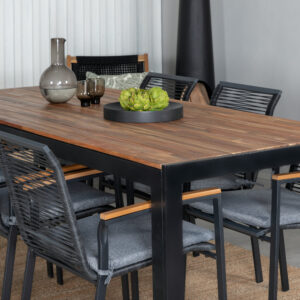 Bois, Dallas – Ensemble repas – Naturel