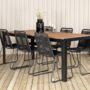 Bois, Lindos – Ensemble repas – Naturel
