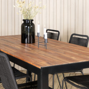 Bois, Lindos – Ensemble repas – Naturel