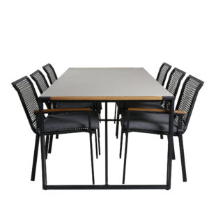 Texas, Dallas – Ensemble repas – Noir