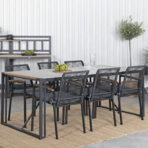 Texas, Dallas – Ensemble repas – Noir