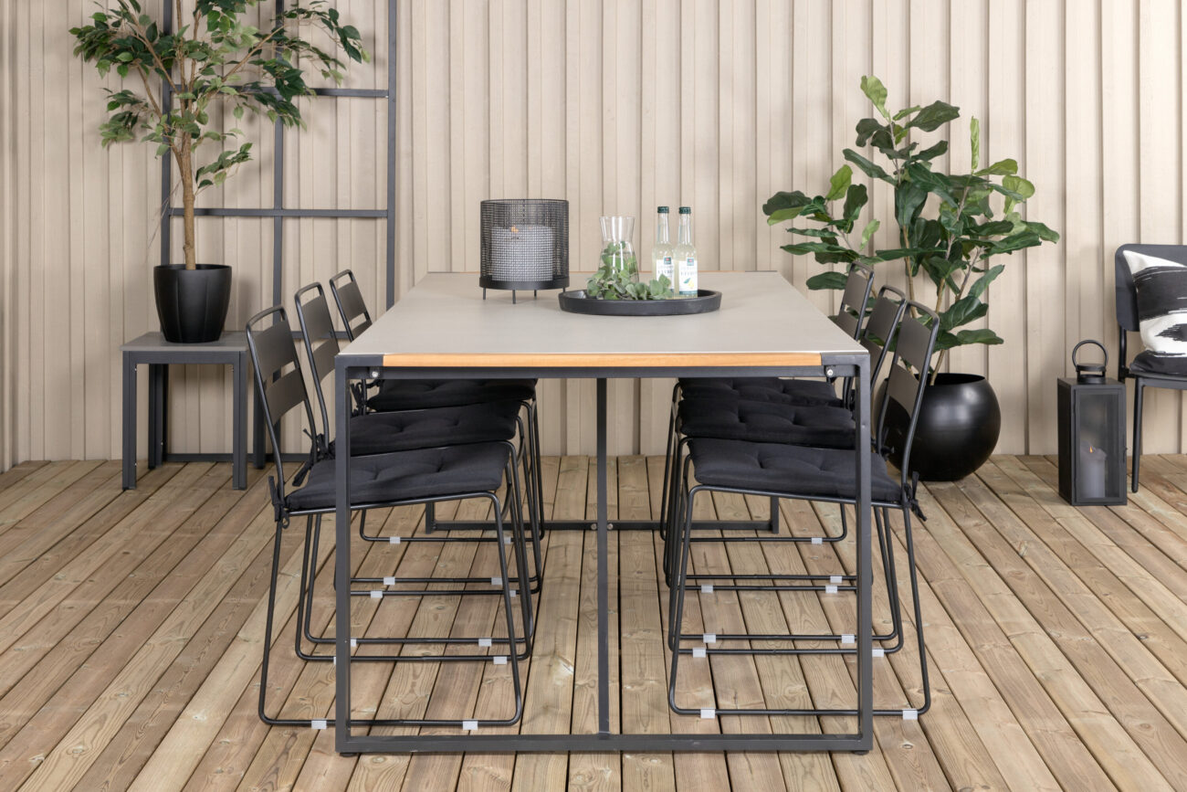Texas, Lina – Ensemble repas – Noir