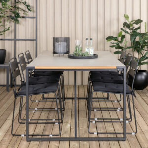Texas, Lina – Ensemble repas – Noir