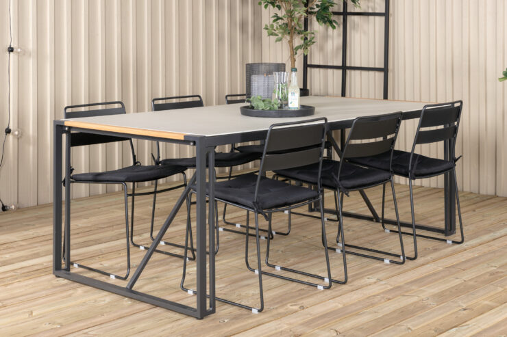 Texas, Lina – Ensemble repas – Noir