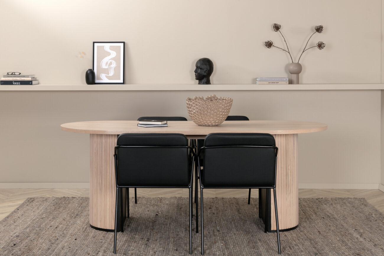 Bianca, Tvist – Ensemble repas ovale – Blanchi