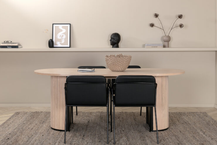 Bianca, Tvist – Ensemble repas ovale – Blanchi