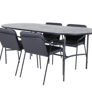 Skate, Tvist – Ensemble repas ovale – Noir